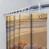 Muschel Badezimmer Duschvorhang Druck Wasserdichtes Gewebe Badezimmerdekorationen Neuankömmling Haushaltswaren