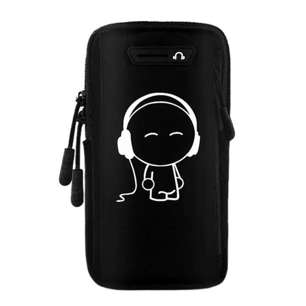 Staubdichte Handy-Handgelenktasche Stoßfeste Sport-Armtasche Leuchtende Lauf-Handytasche Radfahren