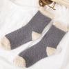 5Pairs Winter Floor Plush Socks Thickened Warm Boat Socks Women Kawaii Coral Fleece Socks  Autumn