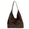 Niche Textured Underarm Bag for Women New Retro Simple Tote Bag Casual Large Capacity Shoulder Bag