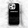 O-One-Republic Printed  Phone Case For iPhone 16 17 15 14 12 13 Pro Max Black Color Shockproof Cover
