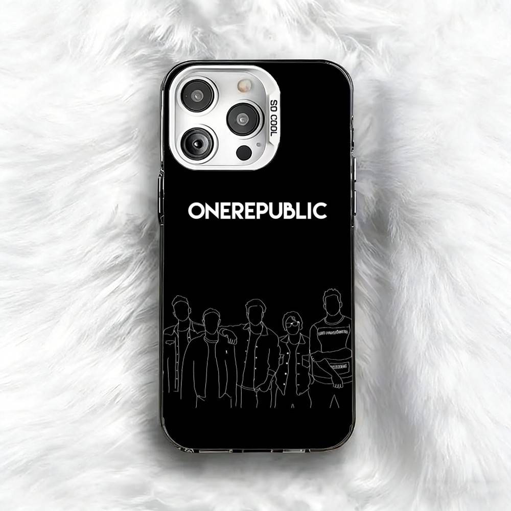 O-One-Republic Printed Phone Case For iPhone 16 17 15 14 12 13 Pro Max Black Color Shockproof Cover