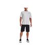 Under Armour UA Coolswitch Solid Color Crew Neck Short Sleeve T-Shirt Men Tops Haze-Gray 1370362-014