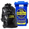 Yizhixuan Heavy-Duty Flat-Top Black Garbage Bags