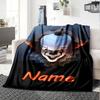 Customiz Name Personality Pennywise the Dancing Clown  Blanket Soft &Warm Sofa Office Bed Travel Lunch Break Blanket, Gift Suitable All Seasons