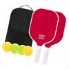 2Pcs Pickleball Paddles Racquets for Indoor Outdoor Use Patio Gym Style A