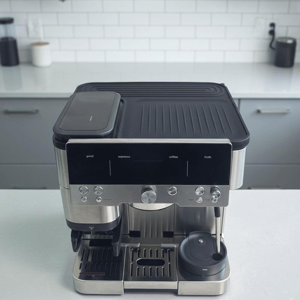 Coffee Machine Top Mat Espresso Machine Mat Coffee Preparation As Shown Custom Fit Design Food-Safe Silicone Heat Tolerant