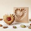 Wooden Gingerbread and Shortbread Cookie Mold Cutter