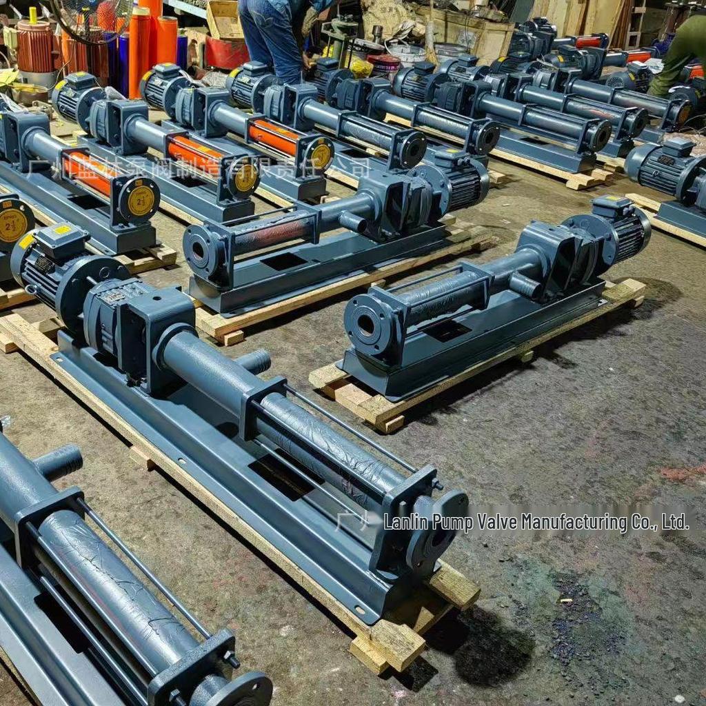 Stainless Steel Thick Slurry Single Screw Sewage Transfer Pump G20-1
