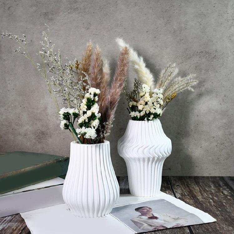 Elegant Designs Sturdy Silicone Molds for Vase Crafting Use with Resin Plaster or Concrete for Artistic Creation