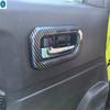 Carbon Fiber Look Inner Car Door Pull Doorknob Handle Hand-clasping Bowl Cover Trim ABS Accessories For Suzuki Jimny  - 2025