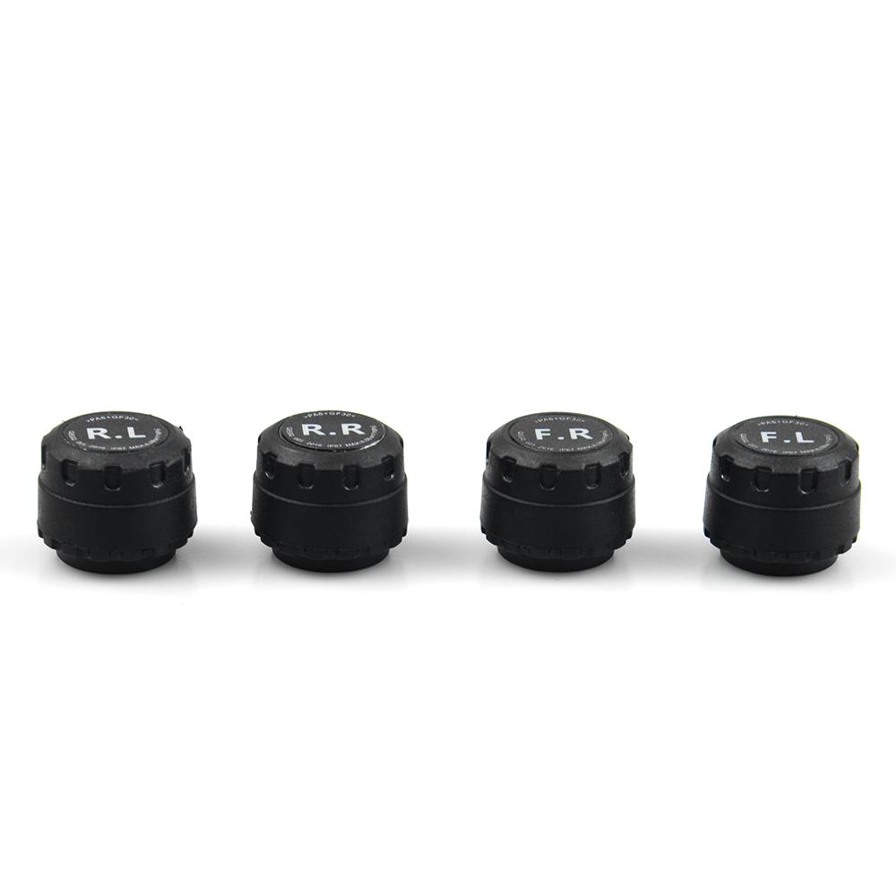 Android DVD TPMS USB Tire Alarm Auto Tire Pressure Monitoring System 4 Tire external / inner Sensors Temperature Alarm inner