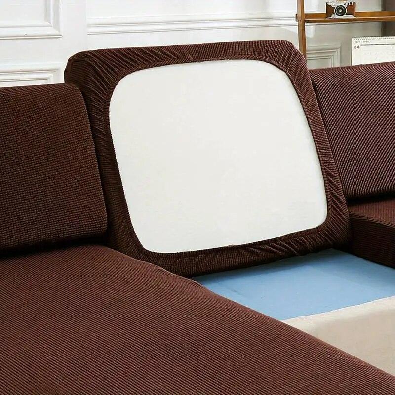 1 Stück Stretch-Sofa-Sitzkissenbezug, abnehmbar, für Wohnzimmermöbel, Schutzhülle, hochelastischer Sofabezug, Set