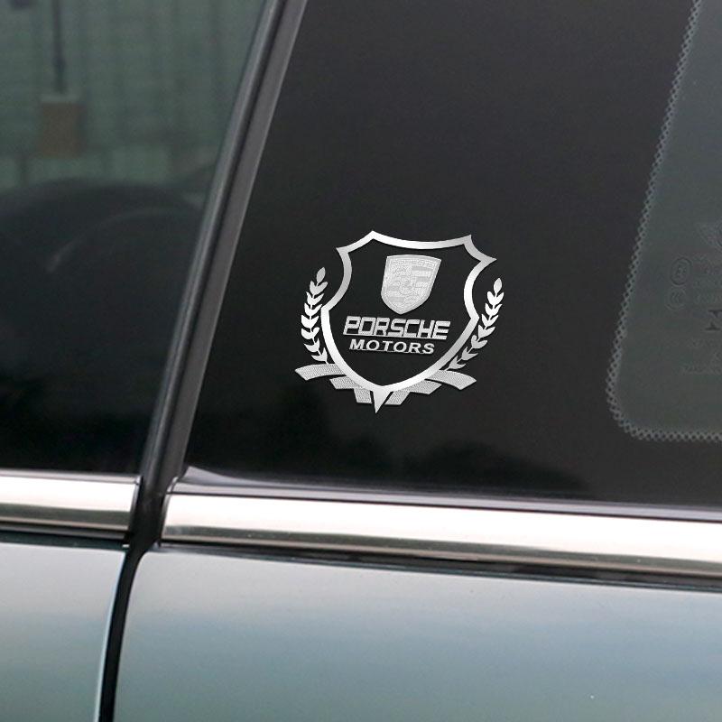 Auto Body Side Window Fuel Tank Trunk Decorative Decals Stickers For Porsche Boxster Cayenne Panamera Macan Cayman 911 918 996 917 991