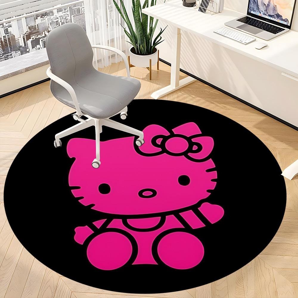 1pc Hello kittyChair Carpet for Office, Non-slip, Soft and Durable Office Rug for Interior Decoration, Perfect for Office Yy250925240