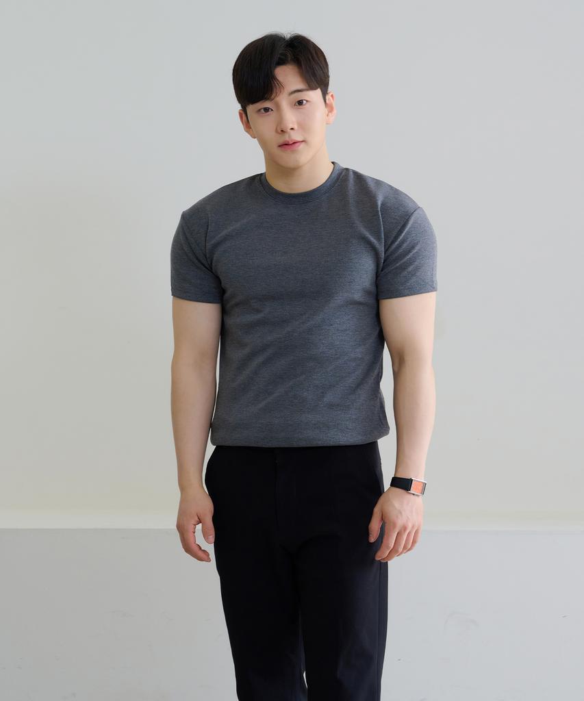 HECKCOOLNAM Men'S Muscle Fit Short Sleeve T-Shirt With Premium, Stretchy Fabric That Makes Shoulders Look Broader