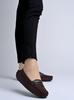 Shoetopia Upper Suede Detailed Loafers For Women & Girls