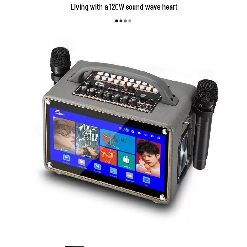 

Kala Dishi High-Power Outdoor Karaoke Machine with Dual Microphones