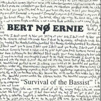 

CD BERT NO ERNIE - Survival Of The Bassist NONE NOT ON LABEL Japan Music Others Used