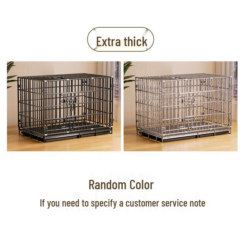 Extra Thick Indoor Dog and Rabbit Cage with Toilet, Available for Small To Large Dogs