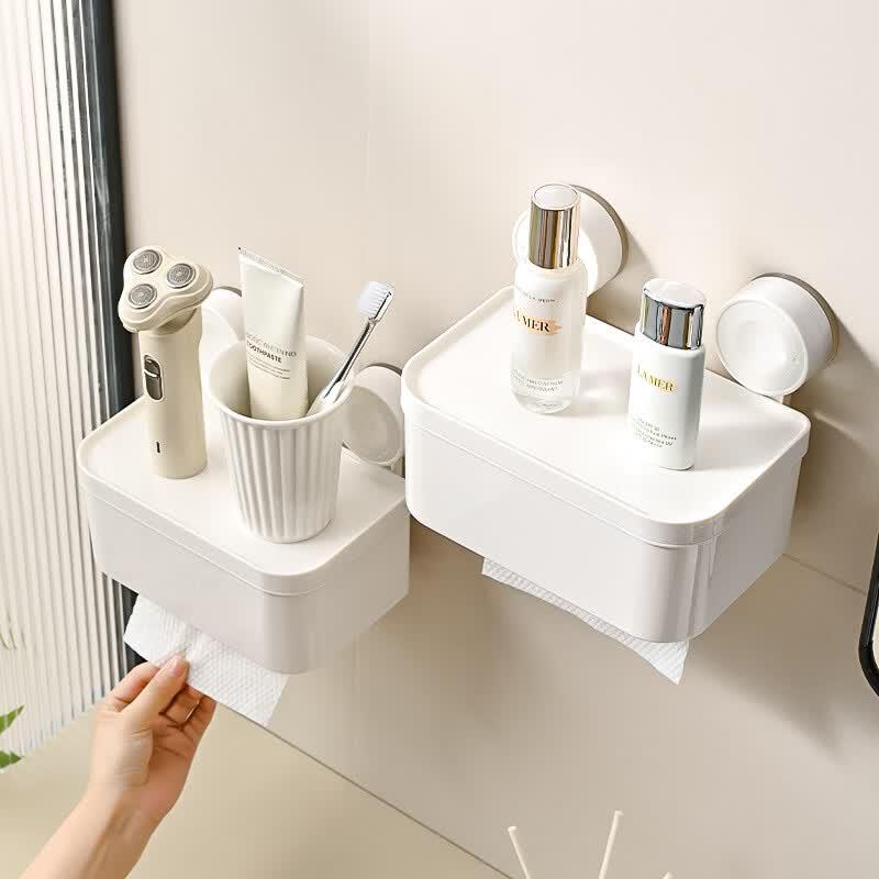 Waterproof Drill-Free Bathroom Tissue Holder