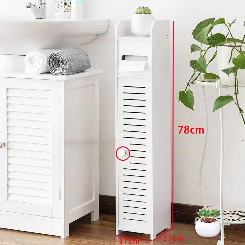 

Шкаф для хранения в ванной комнате, держатель туалетной бумаги, подставка с дверцей, отдельно стоящие полки для хранения, органайзер для углов и небольших пространств