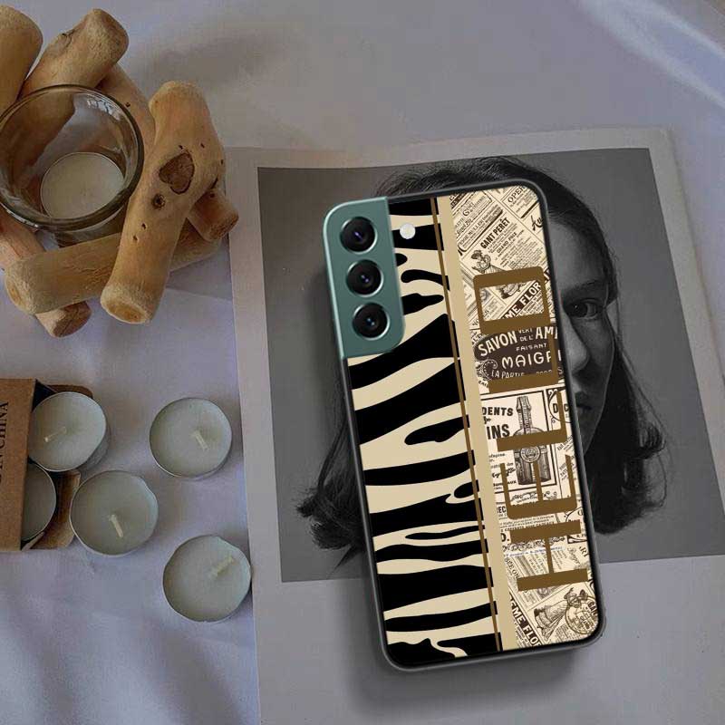 Leopard Print Pink Phone Case For Samsung Galaxy S22 S25 Ultra S21 S10 Plus S26 Edge S20 S23 S24 FE Cover Silicone Soft TPU