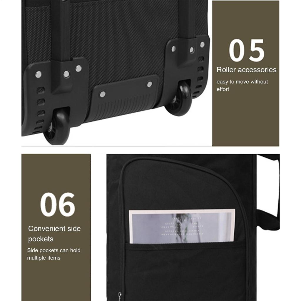 Golf Club Bag For Flying Golf Putters Carry Bag For Traveling Wear-Resistant Large Capacity Zipper Airline Golf Bag With Wheels