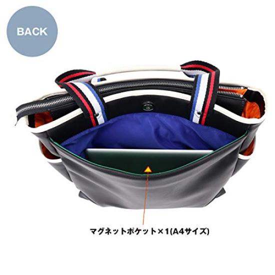 CASTELBAJAC Lauren Tote Bag, Men's and Women's, 37701 (Navy)