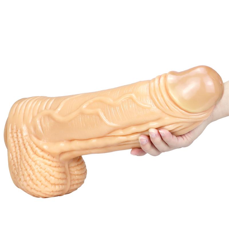 39*10 cm Kvinnelig Giant Anal Expansion Anus Expansion Giant Anal Plug Simulation Dildo