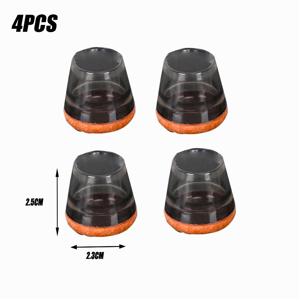 1/4 tk Toolijalg Kummist jalakatted Kaitsepadjad Libisemisvastased Mööbli Lauakatted Sisekodu jaoks Välisõue Aiakontor