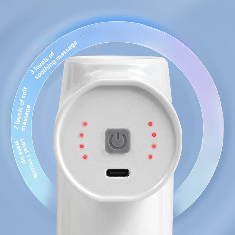 Mini Faszienpistole Wiederaufladbar 12-köpfiger Muskelmassagegerät Professionelle Qualität Fitness Spezial Nackenpistole Massagepistole