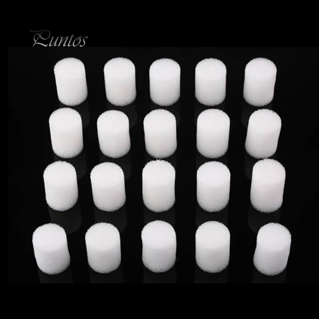 20Pcs White Clone Cloning Collar Foam Insert Hydroponic Root Guard Mesh Pot 25mm