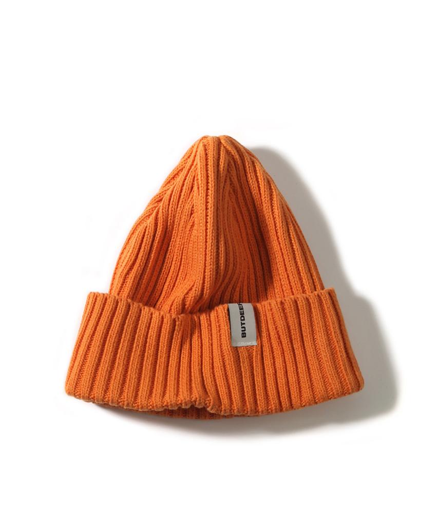 Diposwi 22 Cotton Symbol Basic Beanie - Orange