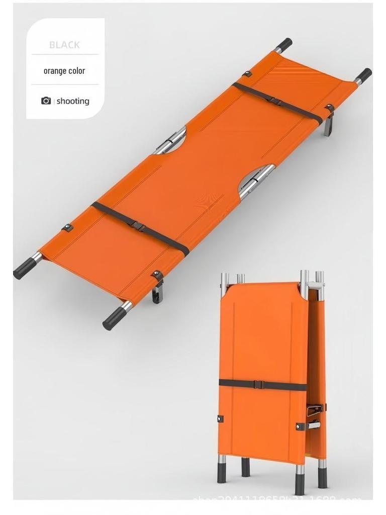 Folding Aluminum Alloy Emergency Rescue Stretcher for Home, Hospital, and Fire Department Use