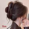 Koreanischer Eleganter Kürbisbogen Polka Dot Haarspange - Groß, Cremige Texturierte Hochsteckfrisur-Accessoire