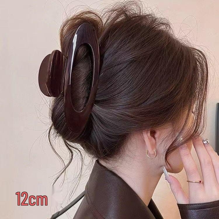Koreanischer Eleganter Kürbisbogen Polka Dot Haarspange - Groß, Cremige Texturierte Hochsteckfrisur-Accessoire