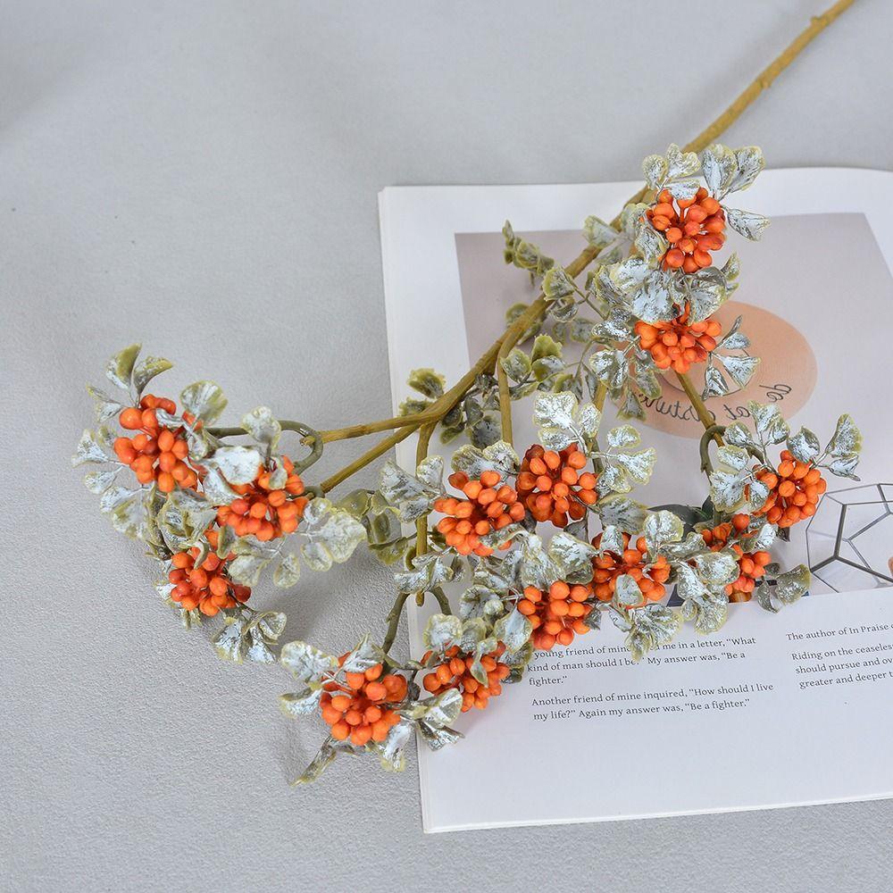 Multicolor Simulation Berries Plants Autumn Colors Faux Berry Branches Decorative Flower Gift