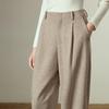 Chuyu Women's Winter Retro Mori Casual Pants