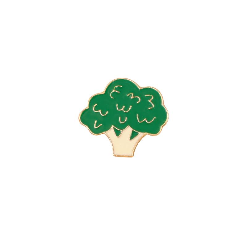 

Broccoli Brooch Men s And Women s Cute, Japanese Badge, Cartoon Pin, Buckle Pin, Personality, Simple And Versatile Accessories