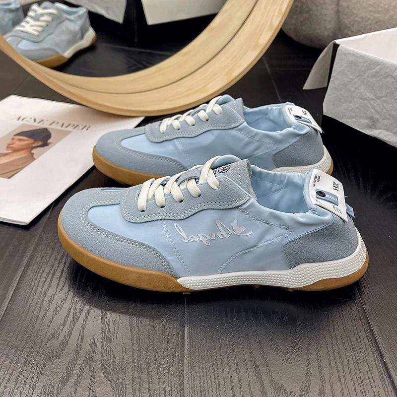 Fashion Women's Network Celebrity Sneakers, Running Training Shoes, Casual dance, German, Breathable and elastic, Forrest, Summer 2024