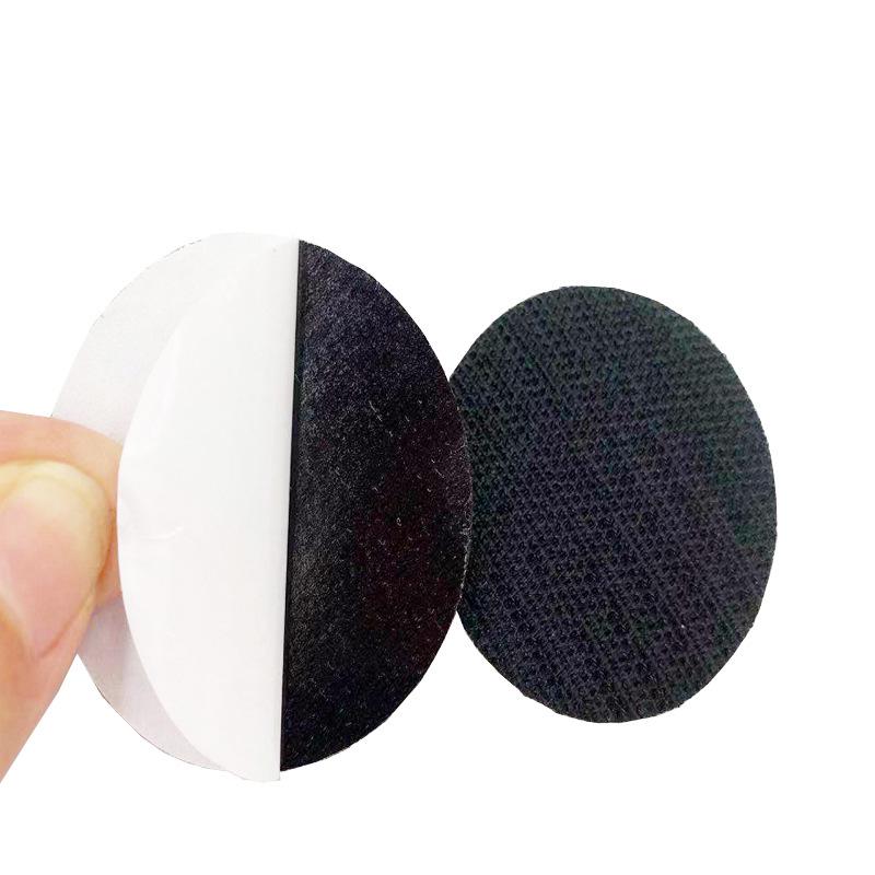 Non-slip Self-Adhesive Hook & Loop Sofa Cushion Fixer Magic Tape, 2.5-10cm Adhesive Backed Round Dots