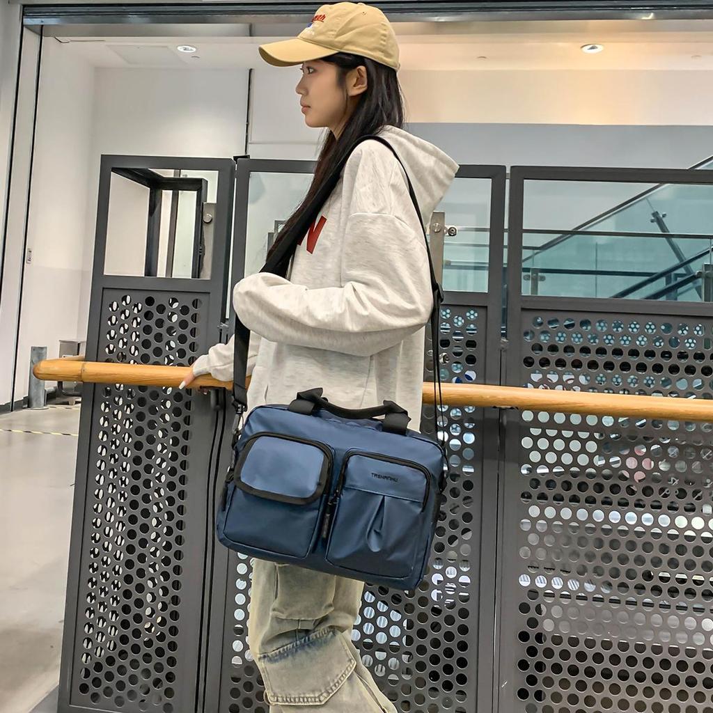 Business Handbag Outdoor Travel Commuting Meeting Short Trip Messenger Bag Large Storage Briefcase Tote Pack