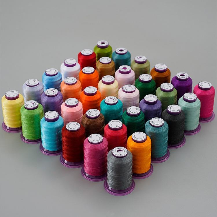 36 Color Embroidery Thread Set Hand Embroidery Threads 120D High Gloss Polyester Embroidery Thread 550 Yards