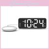 Modern Minimalist Electronic Alarm Clock With Strong Vibration And Dual Ringtone For Heavy Sleepers
