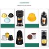 Adhesive Coffee Pods Holders Wall Mount PVC Materials Space Efficient Storage Rack Suitable With Various Brands Easy Installation No Damage To Front