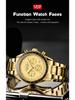 LIGE Elegant Men's Multifunctional Waterproof Wristwatch with Luminous Quartz & Calendar 89137