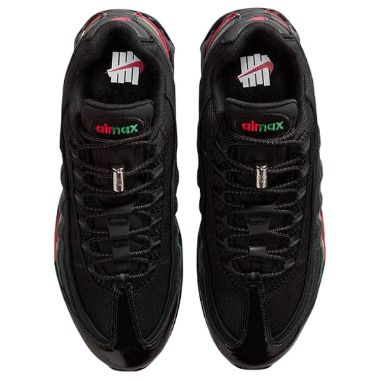 Undefeated X Nike Air Max 95 Black Unisex Sneakers Metallic-Silver Gorge-Green Sport-Red IB4453-001
