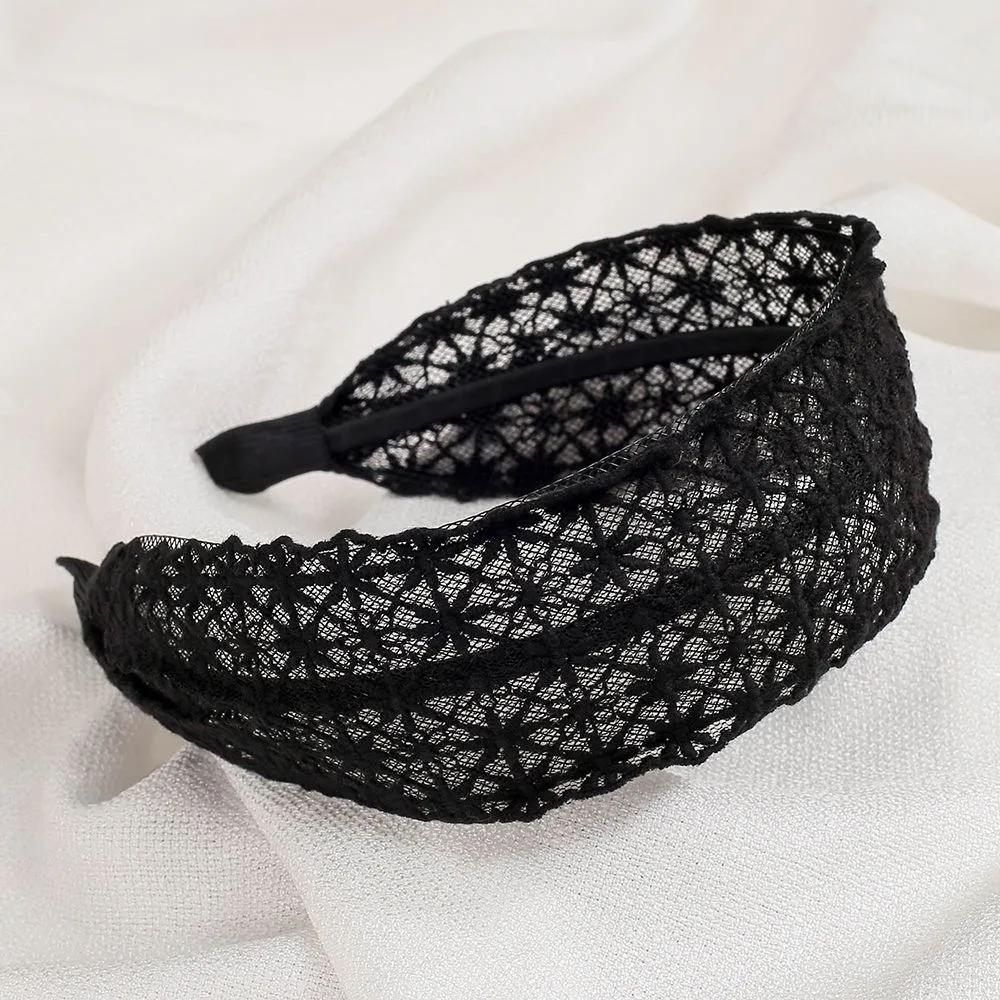 Daily Headband Designer Headband Angel Shushu Oriental Lace Hairband Black Ju Vidastory