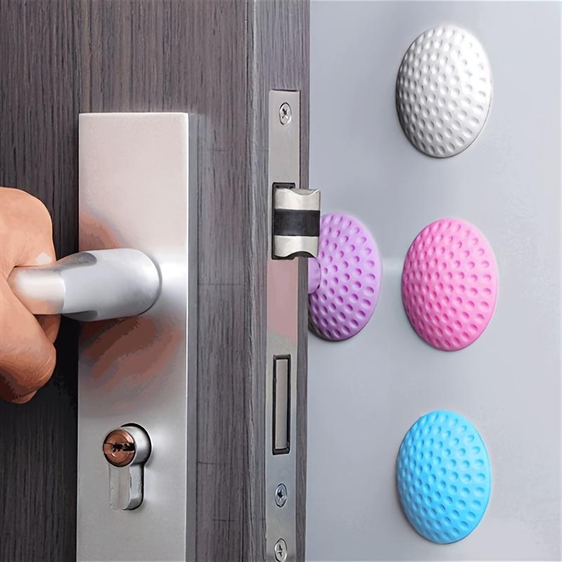 Silicone Wall Protector Pads, Thickened Door Handle Bumper Guards, Self-Adhesive Soundproof Anti-Collision Mats for Home Walls and Doors